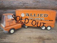 50s VintageTONKA Allied Van Lines Semi Truck Trailer (PJ055)