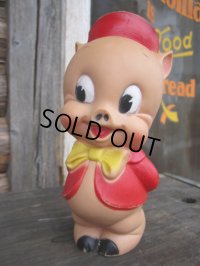 Vintage Sun Rubber Doll Porky Pig (PJ067)