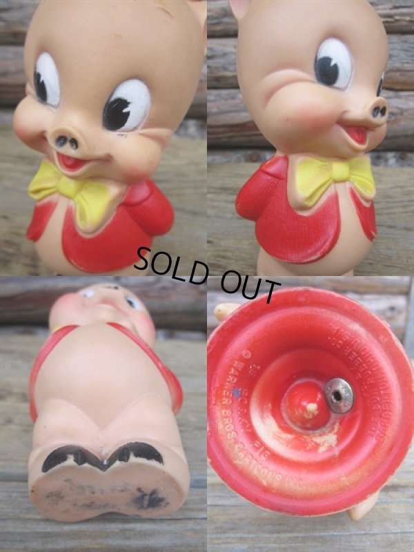 画像3: Vintage Sun Rubber Doll Porky Pig (PJ067)