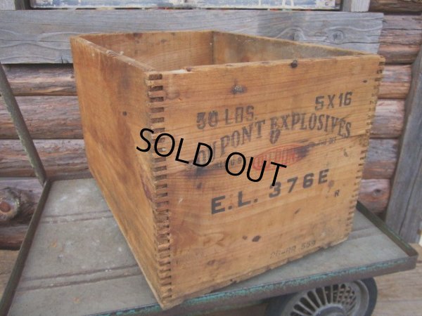 画像1: Vintage DUPONT Wood Box　- B (PJ084) 