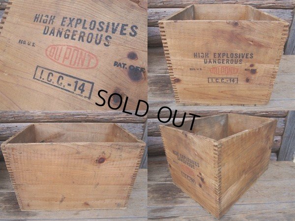 画像2: Vintage DUPONT Wood Box　- B (PJ084) 