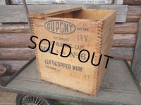 Vintage DUPONT Wood Box　- C (PJ088) 