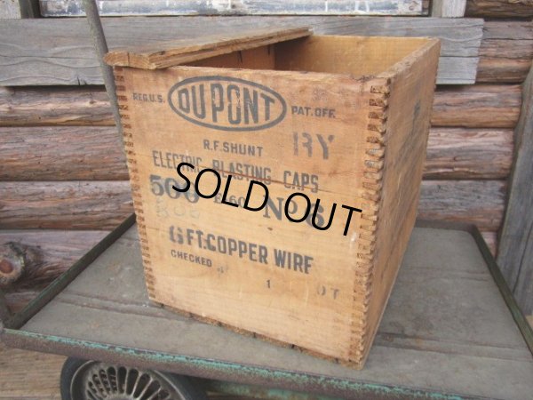 画像1: Vintage DUPONT Wood Box　- C (PJ088) 