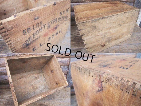 画像3: Vintage DUPONT Wood Box　- B (PJ084) 