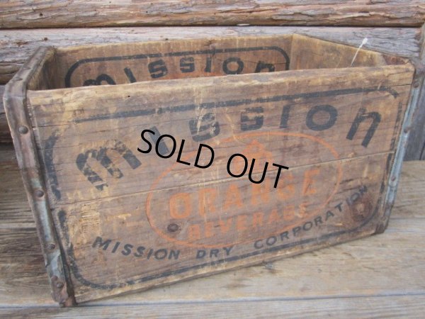 画像1: Vintage MISSION Wood Box (PJ086) 
