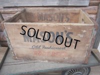 Vintage MASON'S ROOT BEER Wood Box (PJ089) 