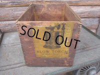 Vintage BROW TORCH Wood Box (PJ090) 