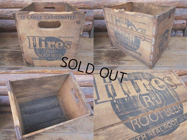 画像2: Vintage Hires ROOT BEER Wood Box (PJ087) 