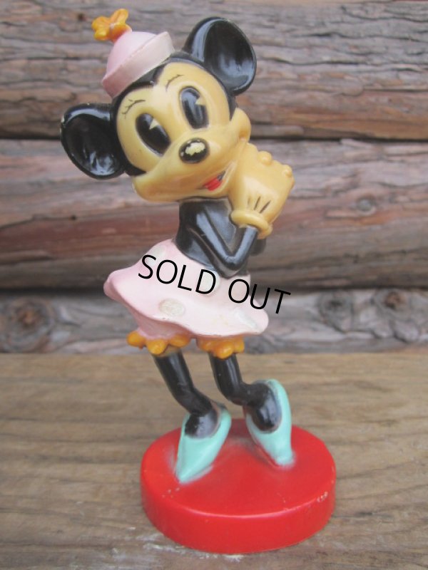 画像1: Vintage Disney Minnie Plastic Toy (PJ144)