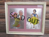Vintage Disney Snow White & Dopey Wall Deco (PJ148)