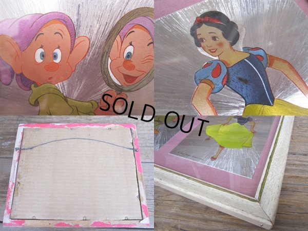 画像2: Vintage Disney Snow White & Dopey Wall Deco (PJ148)