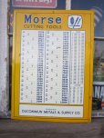 画像1: Vintage Morse Cutting Tool Sign (PJ174) (1)