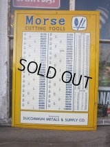 Vintage Morse Cutting Tool Sign (PJ174)