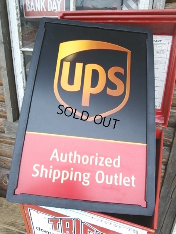 画像1: Vintage UPS Lighted Store Sign (PJ182)