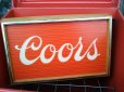 画像1: 80s Vintage Coors Beer Lighted Store Sign (PJ181) (1)