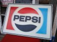 画像1: Vintage Pepsi Lighted Store Sign (PJ180) (1)