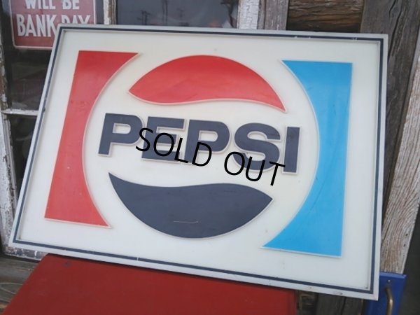 画像1: Vintage Pepsi Lighted Store Sign (PJ180)