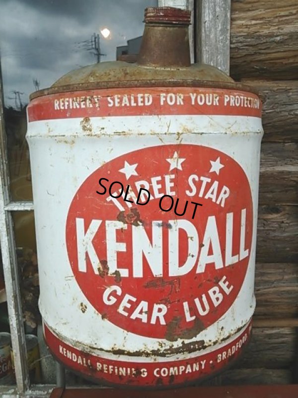 画像1: Vintage Kendall 5GL Moter Gas/Oil Can (PJ192)