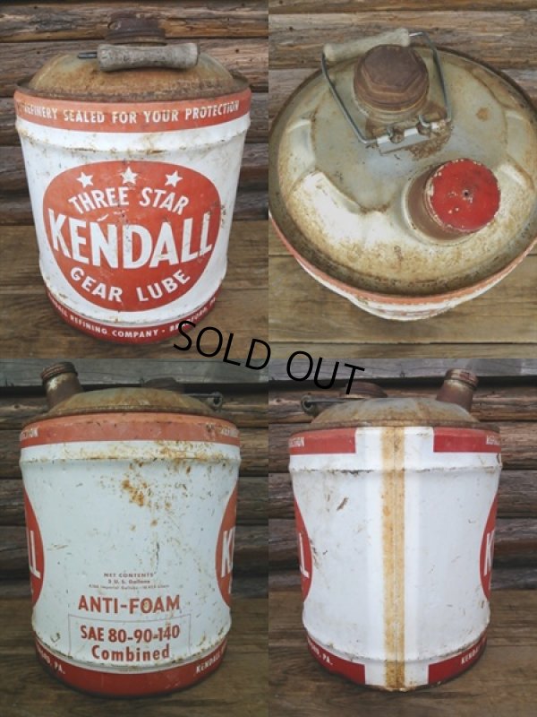 画像2: Vintage Kendall 5GL Moter Gas/Oil Can (PJ192)