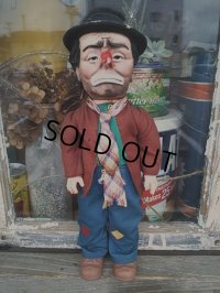 50s Vintage Emmett Kelly Doll  (PJ201)