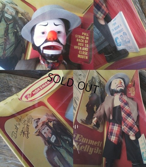 画像2: 70s Vintage Emmett Kelly Jr Doll MIB (PJ199)