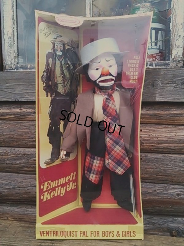 画像1: 70s Vintage Emmett Kelly Jr Doll MIB (PJ199)