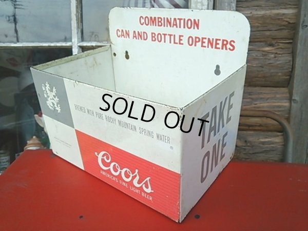 画像1: Vintage Coors Beer Tin Box (PJ210)