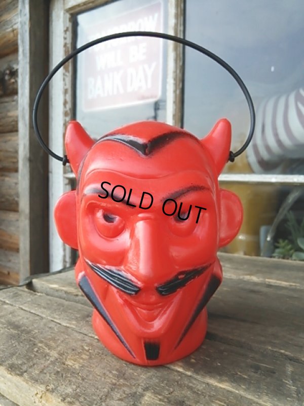 画像1: Vintage Red Devil Candy Bucket (PJ216)