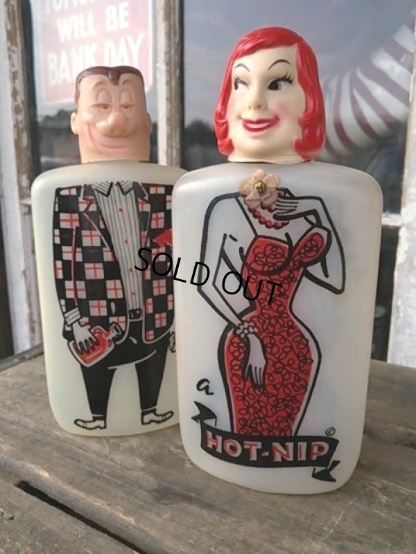 画像1: Vintage "HIP-NIP&HOT-NIP" Bottle Set (PJ218)