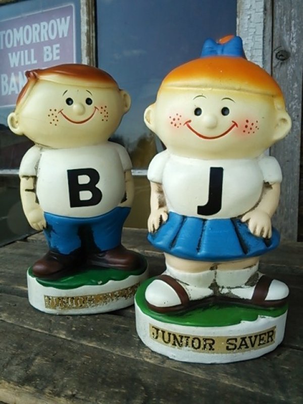 画像1: 60s Vintage Federal Bank Junior Saver Set (PJ224) 