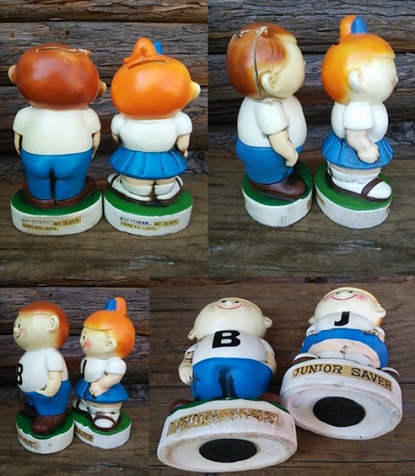 画像2: 60s Vintage Federal Bank Junior Saver Set (PJ224) 