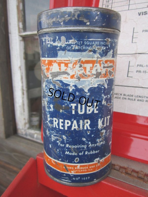 画像1: Vintage ALLSTATE Tube Repair kit Can (PJ235)