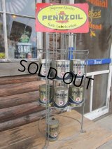 Vintage PENNZOIL Store Display Rack (AC299)