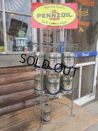 Vintage PENNZOIL Store Display Rack (AC299)