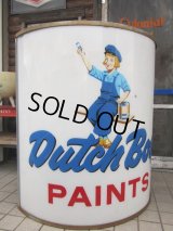 Vintage Dutch Boy Paint / Lighted Sign HUGE！ (PJ243) 