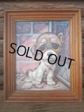 60s GIG Vintage Big Eyes Art Dog #009 (PJ255)