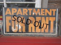 Vintage Sign / APARTMENT FOR RENT (PJ266) 
