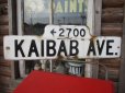 画像1: Vintage Road Sign  / KAIBAB AVE (PJ265)  (1)