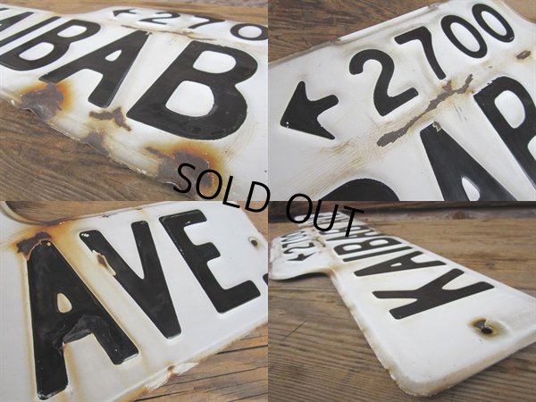 画像2: Vintage Road Sign  / KAIBAB AVE (PJ265) 