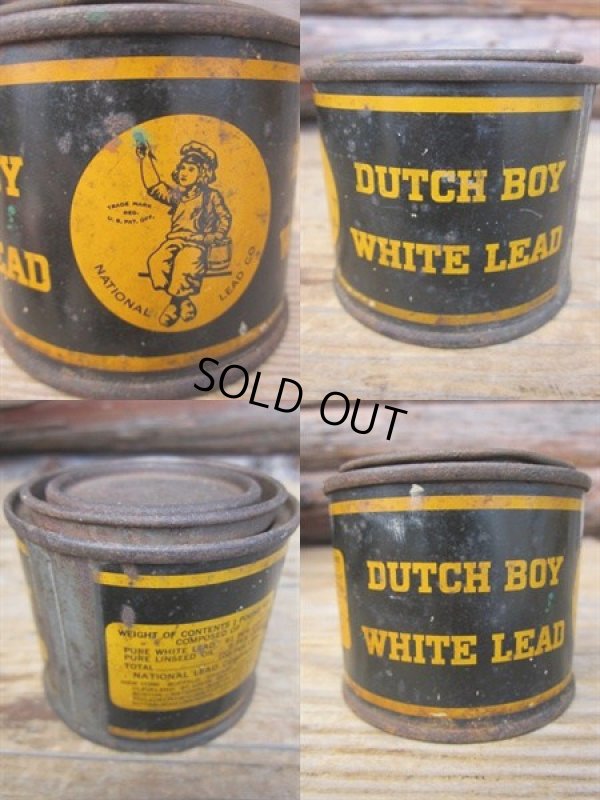 画像2: Vintage Dutch Boy Paint / White Lead in Oil Can (PJ259)