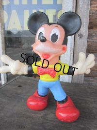 Vintage Mickey Rubber Doll / Ledraplastic (PJ269) 