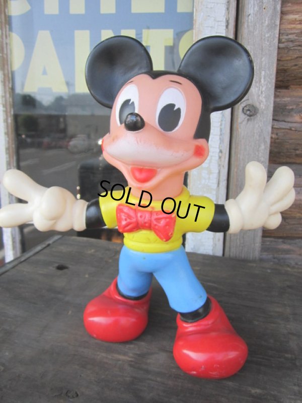 画像1: Vintage Mickey Rubber Doll / Ledraplastic (PJ269) 