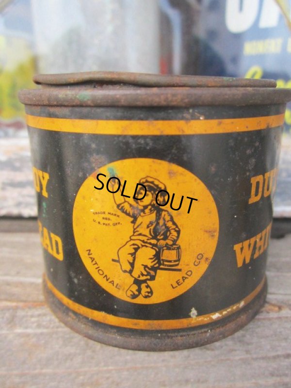 画像1: Vintage Dutch Boy Paint / White Lead in Oil Can (PJ259)