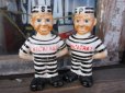 画像1: 60s Vintage Alcatraz Prisoner Ceramic S&P （PJ293)  (1)