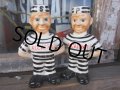 60s Vintage Alcatraz Prisoner Ceramic S&P （PJ293) 