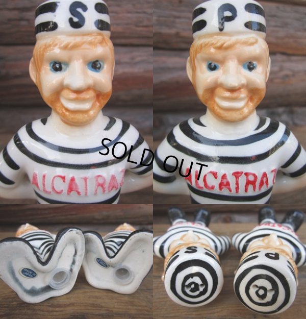 画像3: 60s Vintage Alcatraz Prisoner Ceramic S&P （PJ293) 