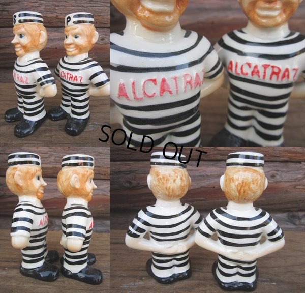 画像2: 60s Vintage Alcatraz Prisoner Ceramic S&P （PJ293) 