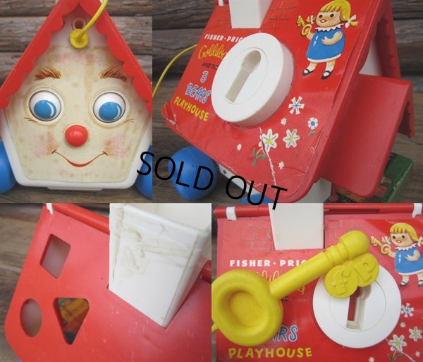 画像3: 60s Vintage FP Playhouse Pull Toy (PJ331)