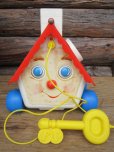 画像1: 60s Vintage FP Playhouse Pull Toy (PJ331) (1)