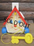 60s Vintage FP Playhouse Pull Toy (PJ331)